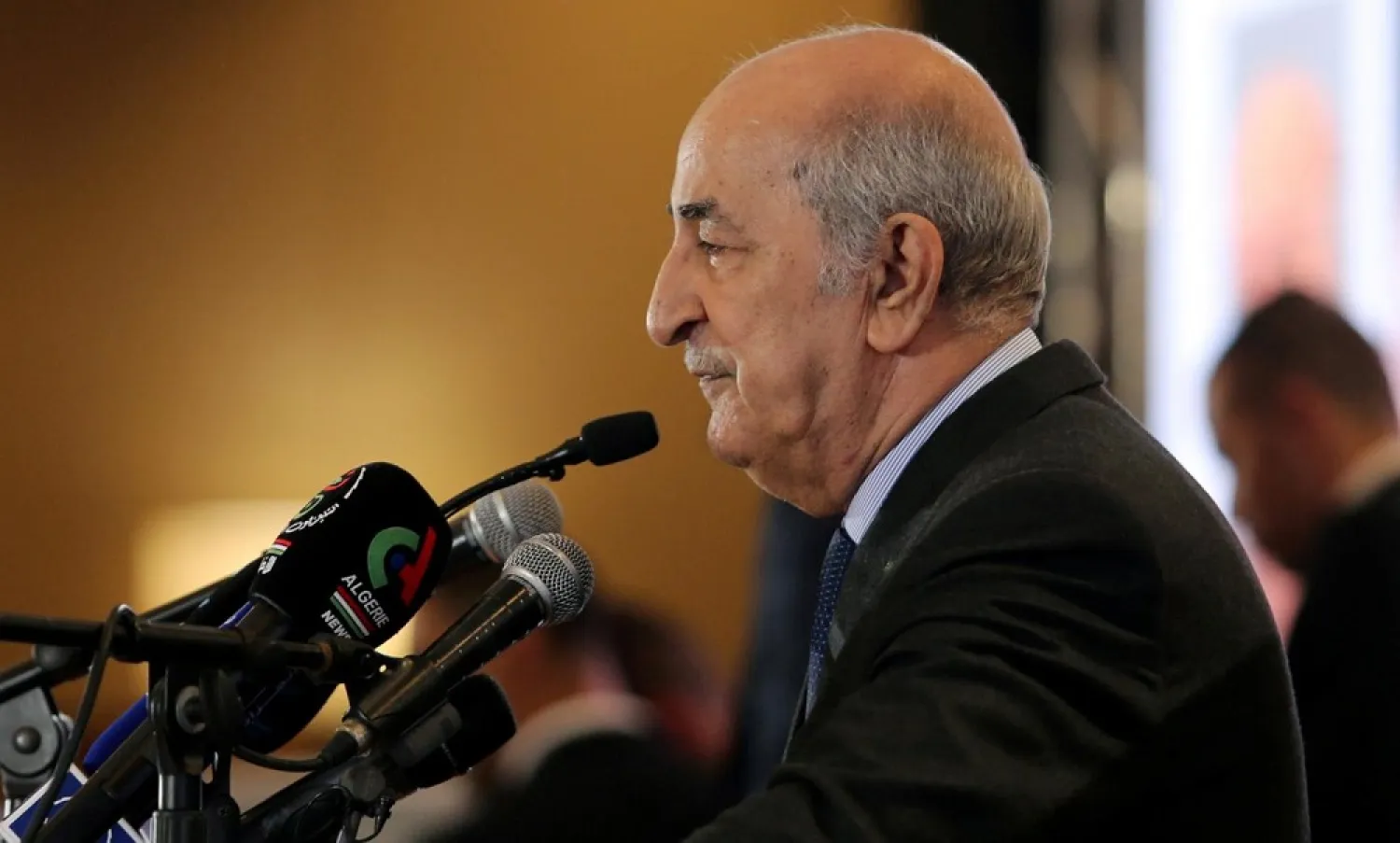 Algerian President Abdelmadjid Tebboune. (Reuters)