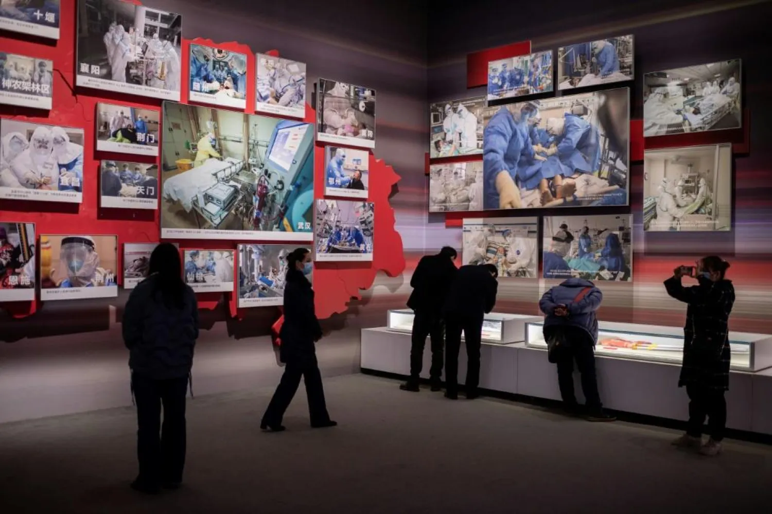 An exhibition in Wuhan gives an extravagant retelling of China's virus story | AFP