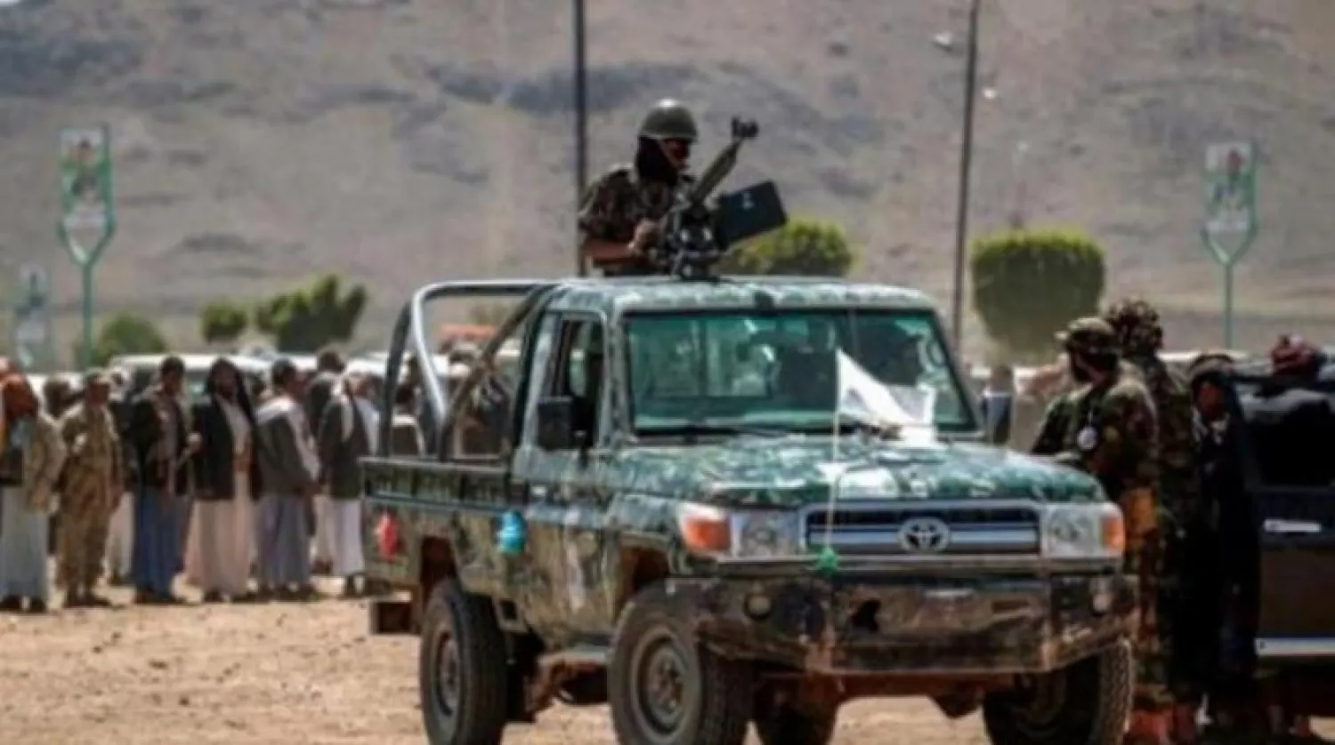 Sana’daki Husi milislerine bağlı unsurlar. (Reuters)