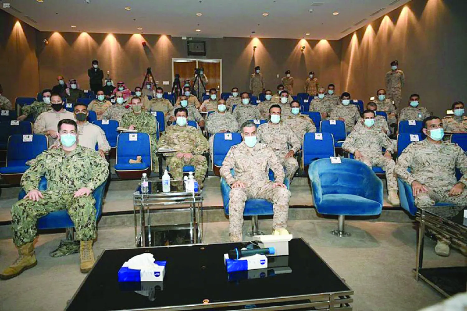 رزمایش مشترک سعودی و آمریکا در آب‌های خلیج برگزار شد 