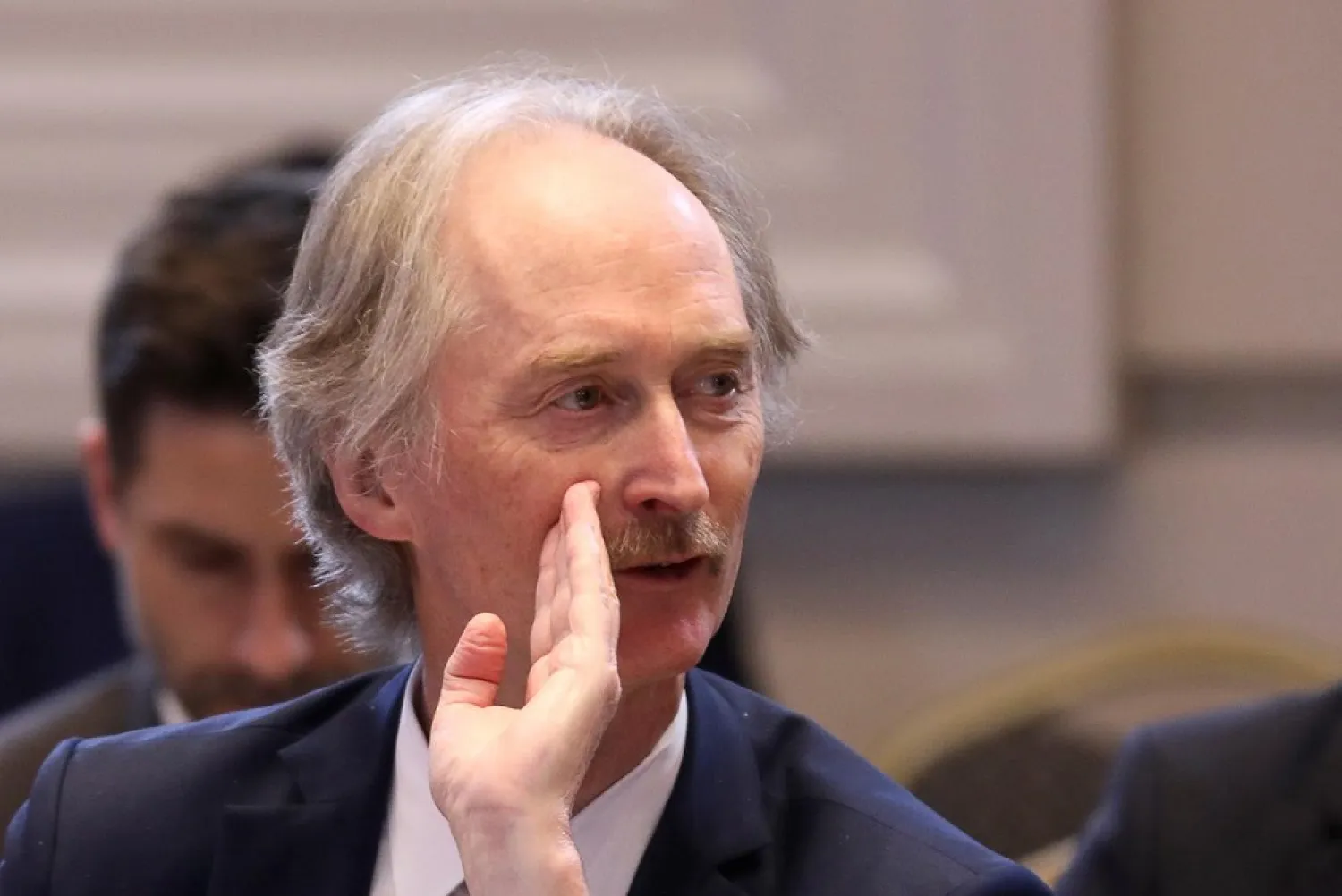 United Nations envoy to Syria Geir Pedersen. (Reuters)