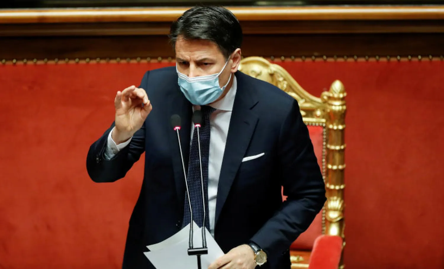 رئيس الوزراء الإيطالي جوزيبي كونتي (رويترز)