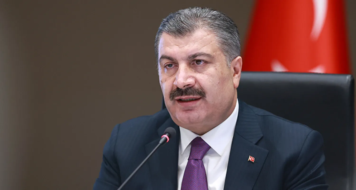 Sağlık Bakanı Fahrettin Koca (İHA)