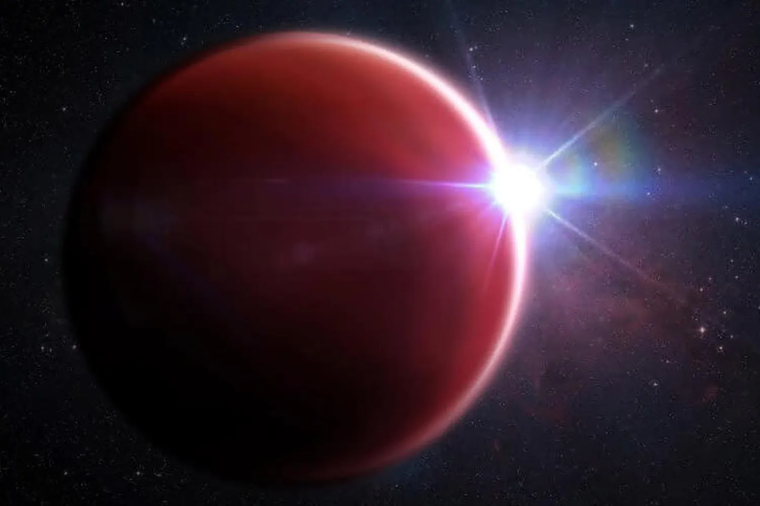 Yeni çalışmada bulutsuz, Jüpiter benzeri bir ötegezegen tanımlanıyor (Görsel: M. Weiss / Smithsonian Astrofizik Merkezi)