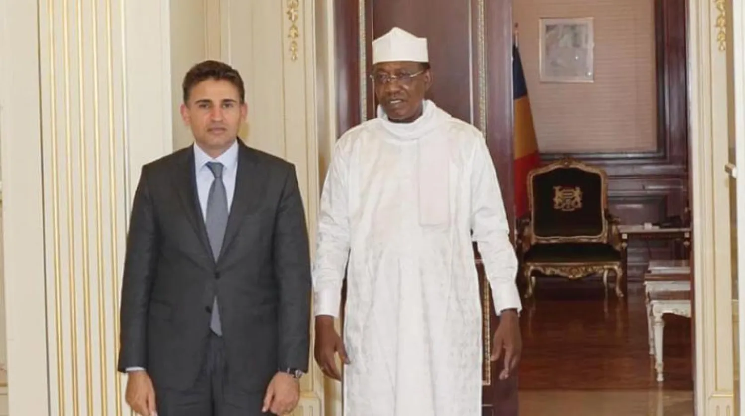 UMH Savunma Bakanı Çad Cumhurbaşkanı ile görüştü (UMH Savunma Bakanlığı)