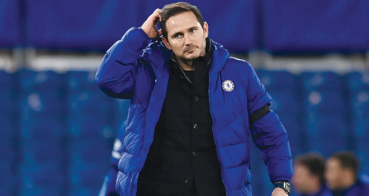 تاريخ لامبارد كلاعب لم يشفع له مدرباً (رويترز)