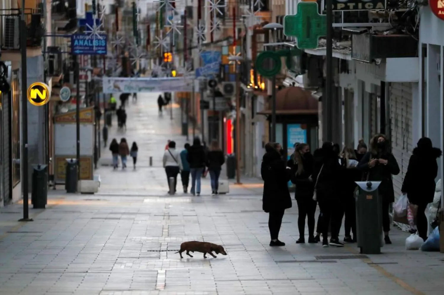 Koronavirüs pandemisi sırasında İspanya'nın Ronda şehrinden bir görüntü (Reuters)