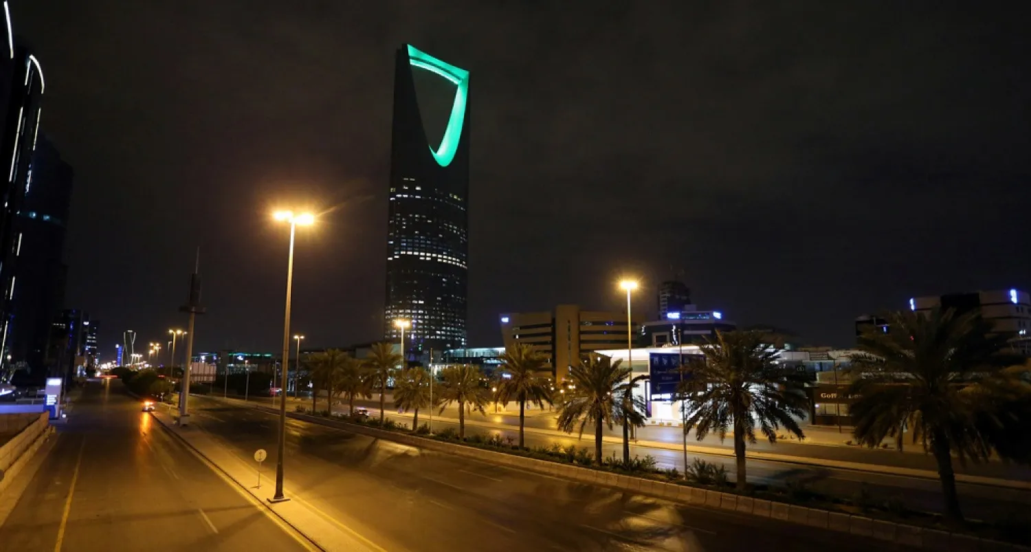 A general view shows an empty street after a curfew was imposed to prevent the spread of the coronavirus, in Riyadh, Saudi Arabia March 24, 2020. (Reuters)