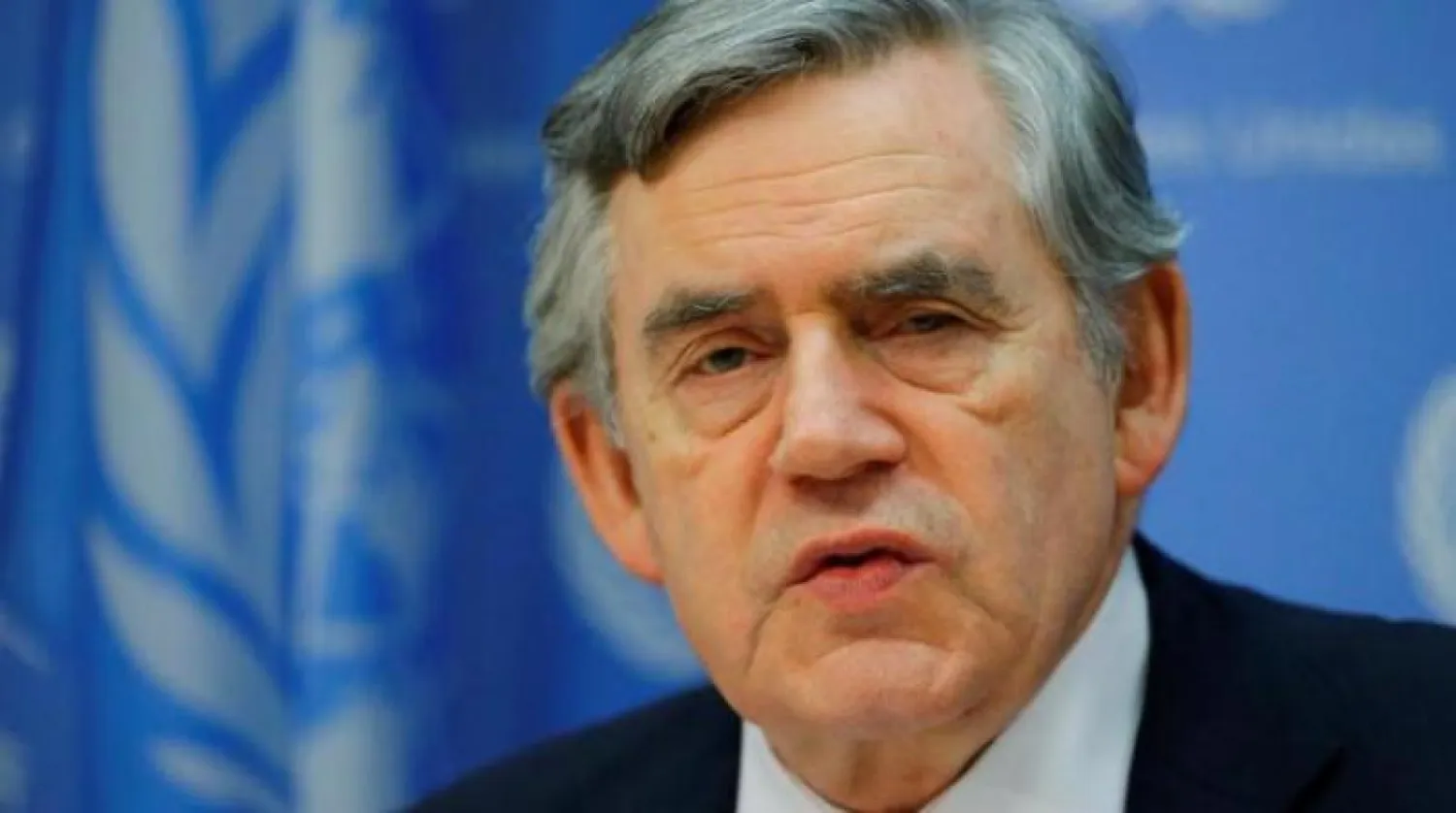 رئيس الوزراء البريطاني السابق غوردون براون (رويترز)