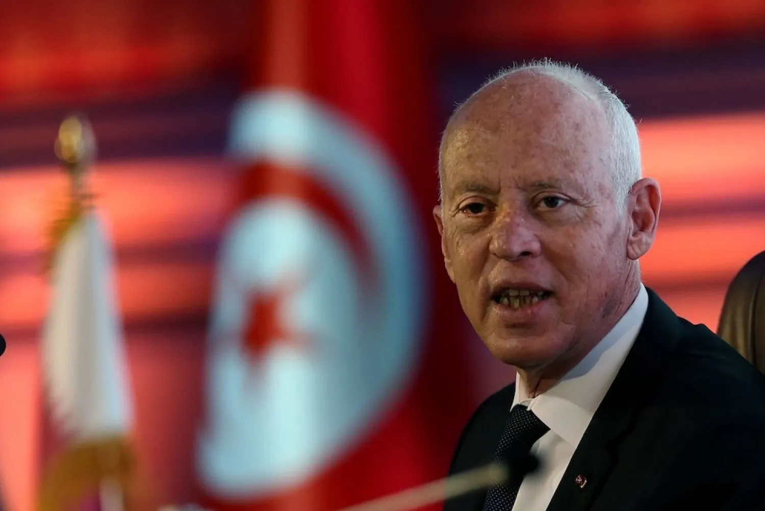 Tunisia's President Kais Saied. (Getty Images)
