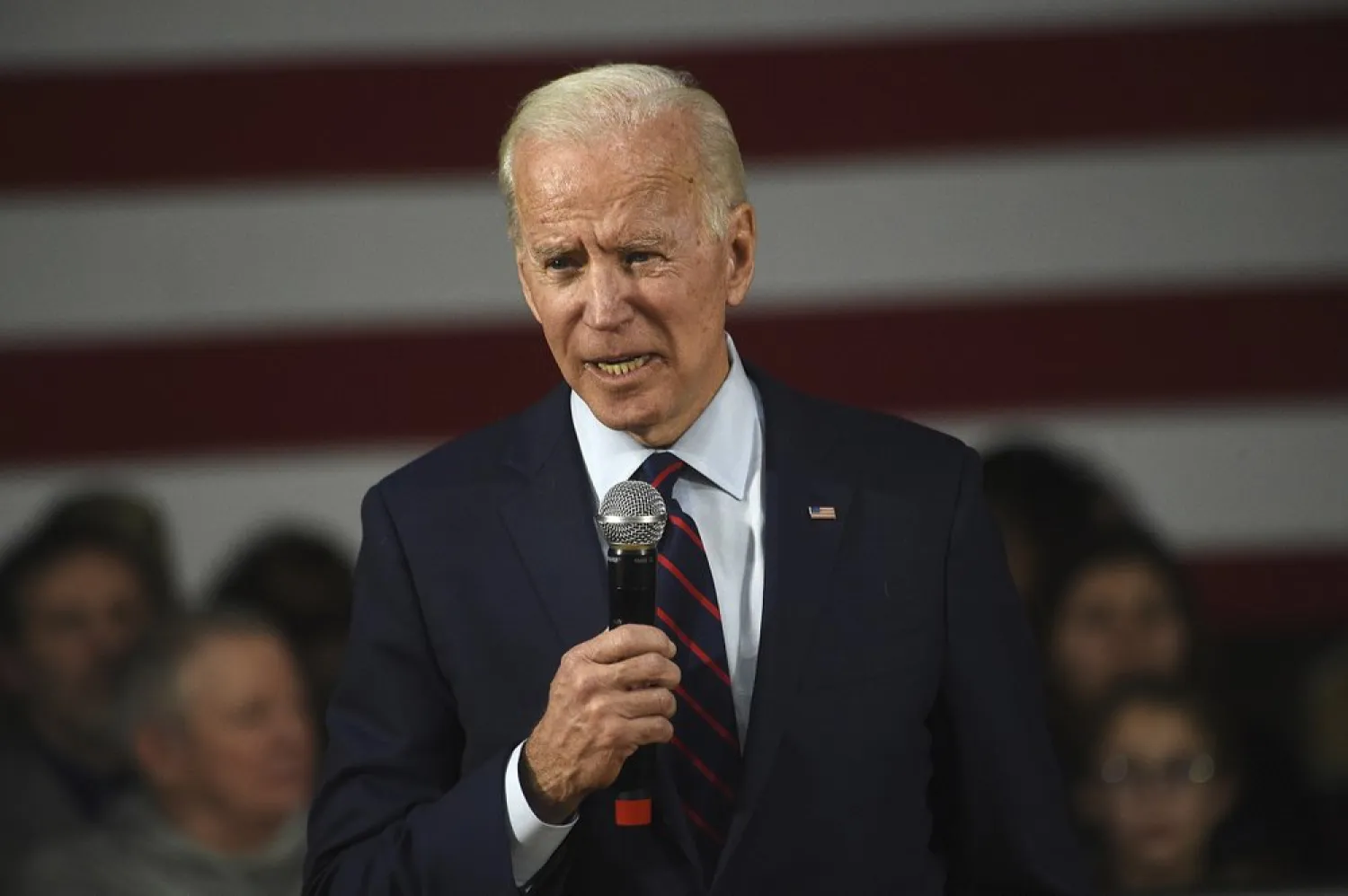 FILE:Current US President Joe Biden, Jan. 10, 2020. (Jason Bean/The Reno Gazette-Journal via AP)
