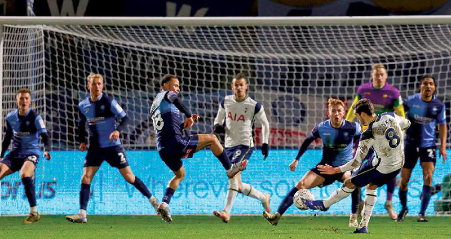 وينكس يمنح التقدم لتوتنهام (أ.ف.ب)