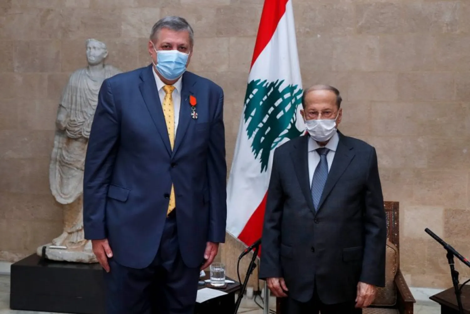 Lebanese President received Monday UN Special Coordinator in Lebanon, Jan Kubis, at the Baabda Palace, on a farewell visit to mark the end of his tasks in Lebanon (NNA)