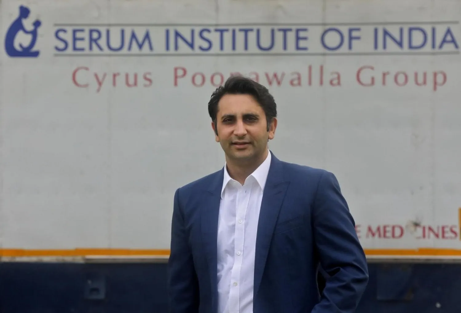 Adar Poonawalla, Chief Executive Officer (CEO) of the Serum Institute of India poses for a picture at the Serum Institute of India, Pune, India, November 30, 2020. (Reuters)