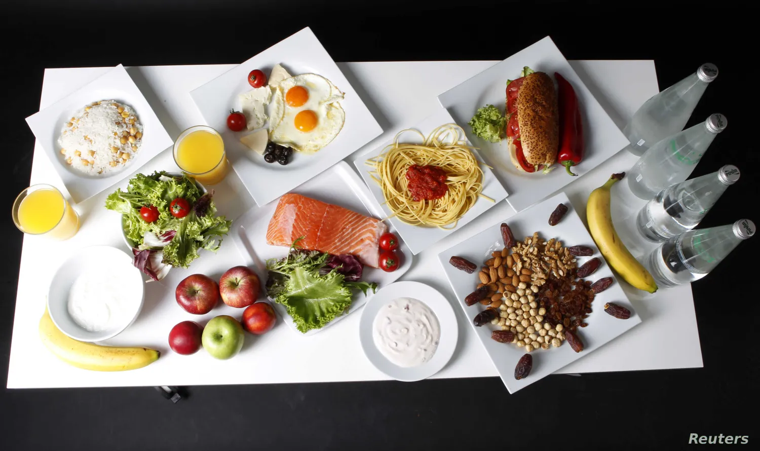 Healthy diet sample. Reuters.