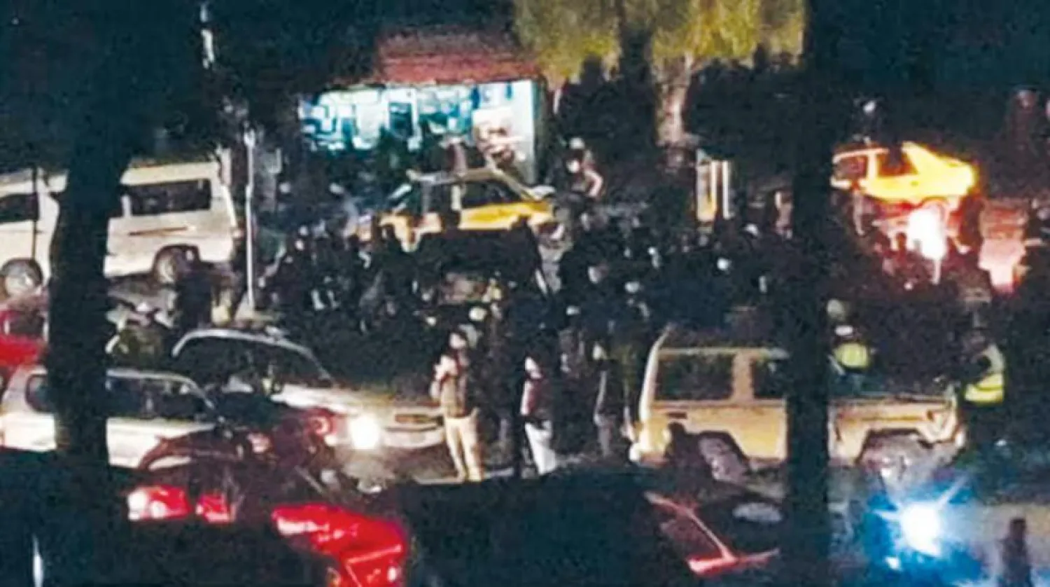 Sosyal medyada dolaşan ve Şam’da yaşanan trafik olayına ait fotoğraf