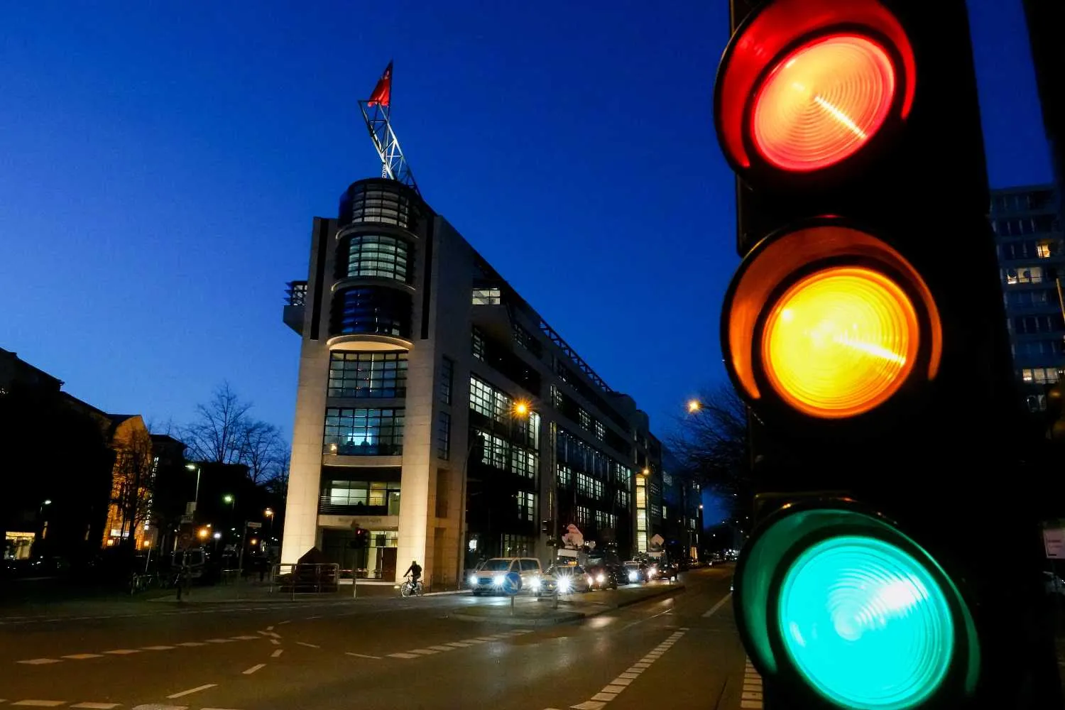 A file photo of traffic lights. Photo: Kay Nietfeld / DPA / AFP
