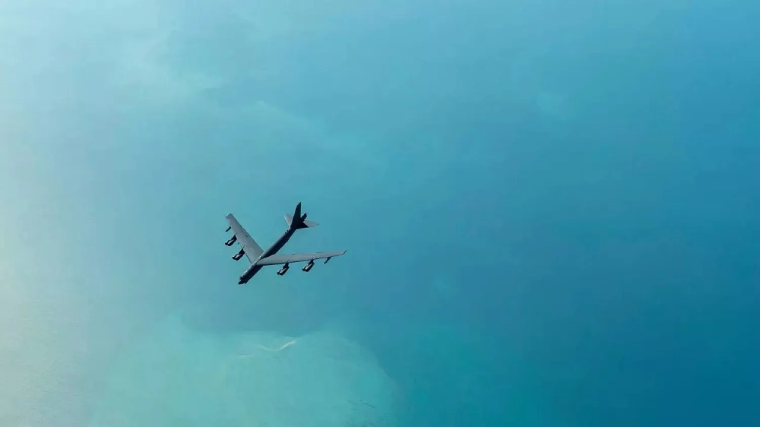 A B-52H Stratofortress on a mission in the Middle East region. (AFP)