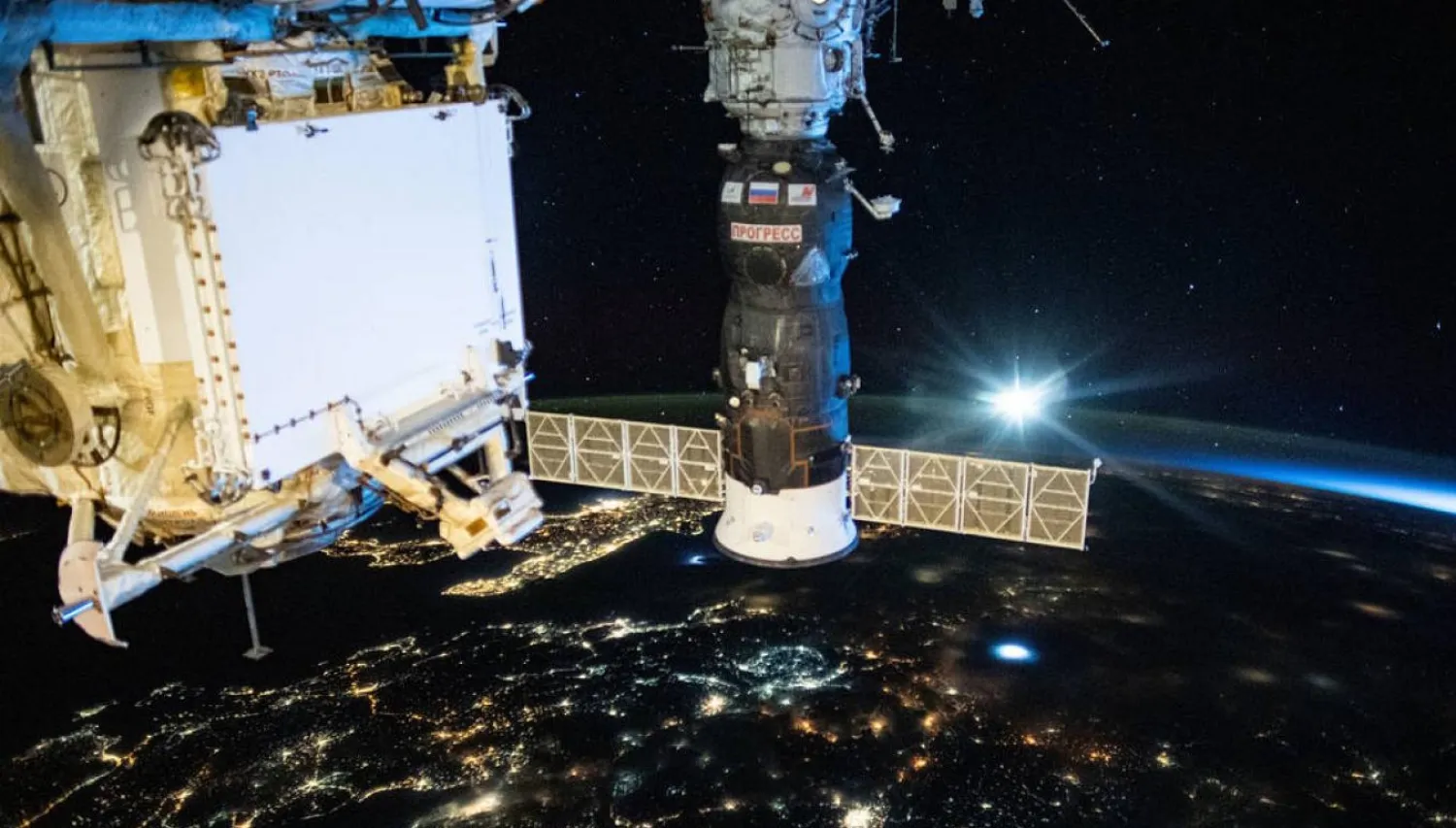 Uluslararası Uzay İstasyonu'ndan bir manzara (NASA)