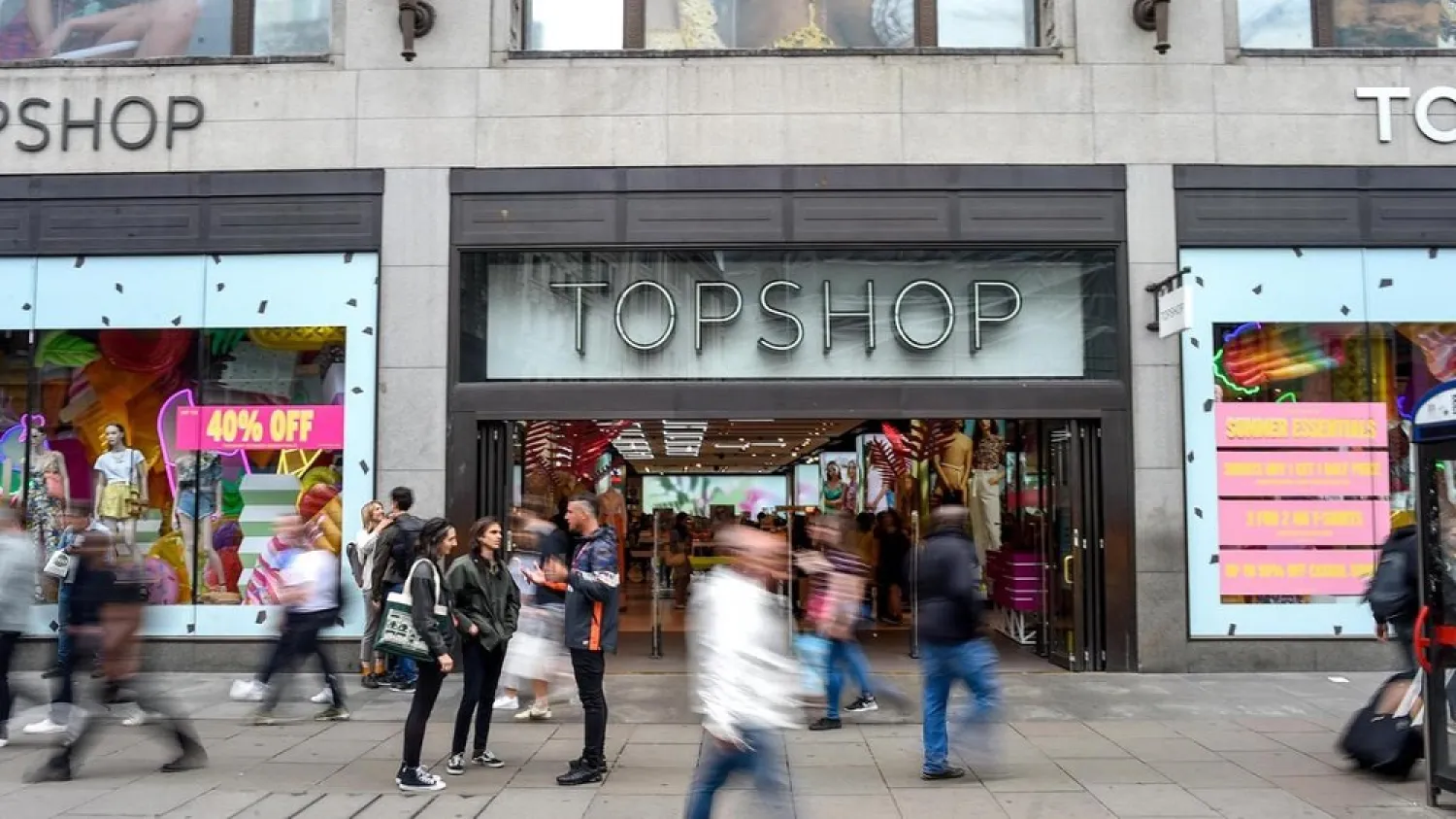Topshop's parent company Arcadia was placed into administration in November last year, putting more than 13,000 jobs at risk. (Getty Images)