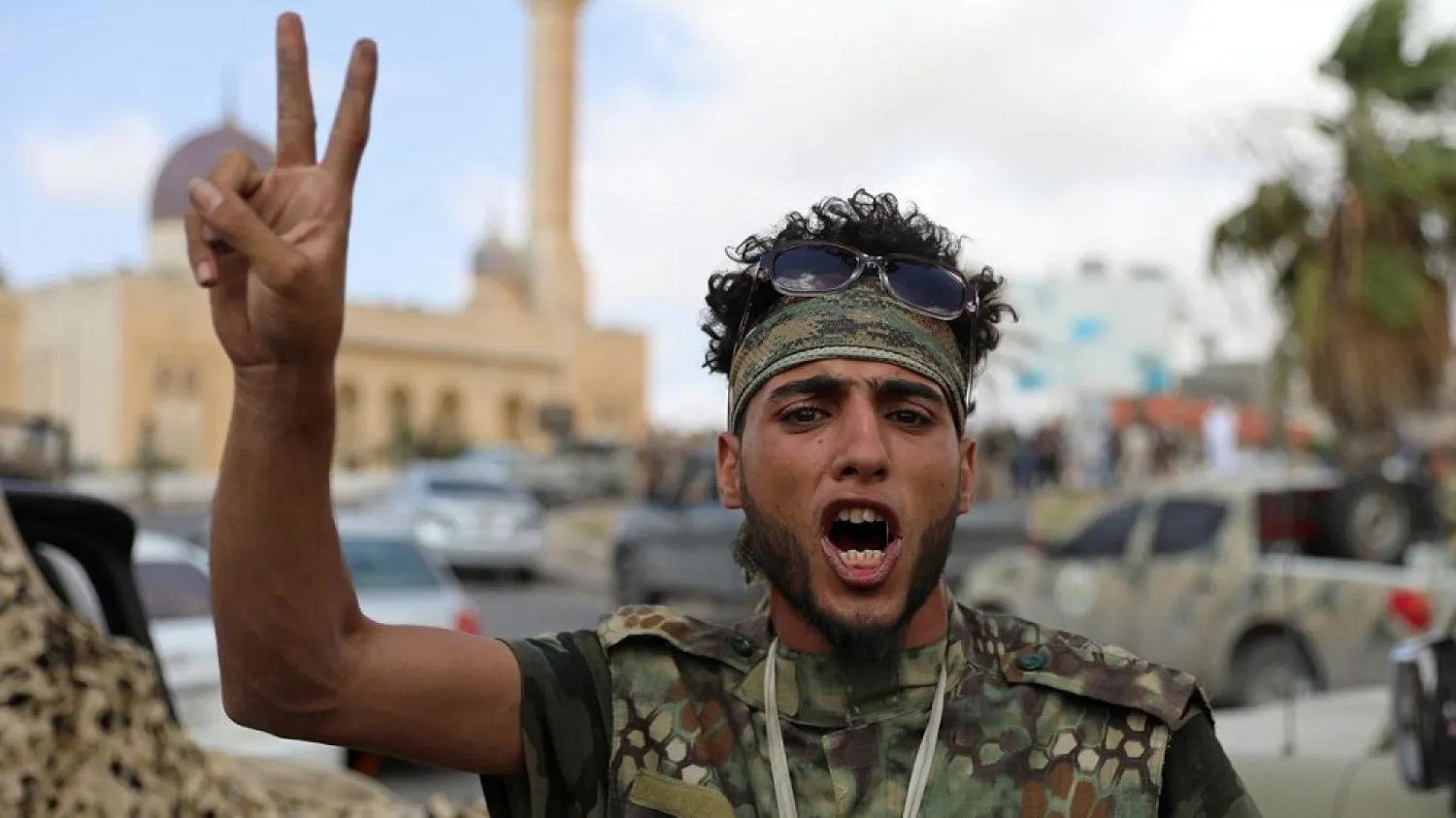 A fighter loyal to the GNA. (Reuters)