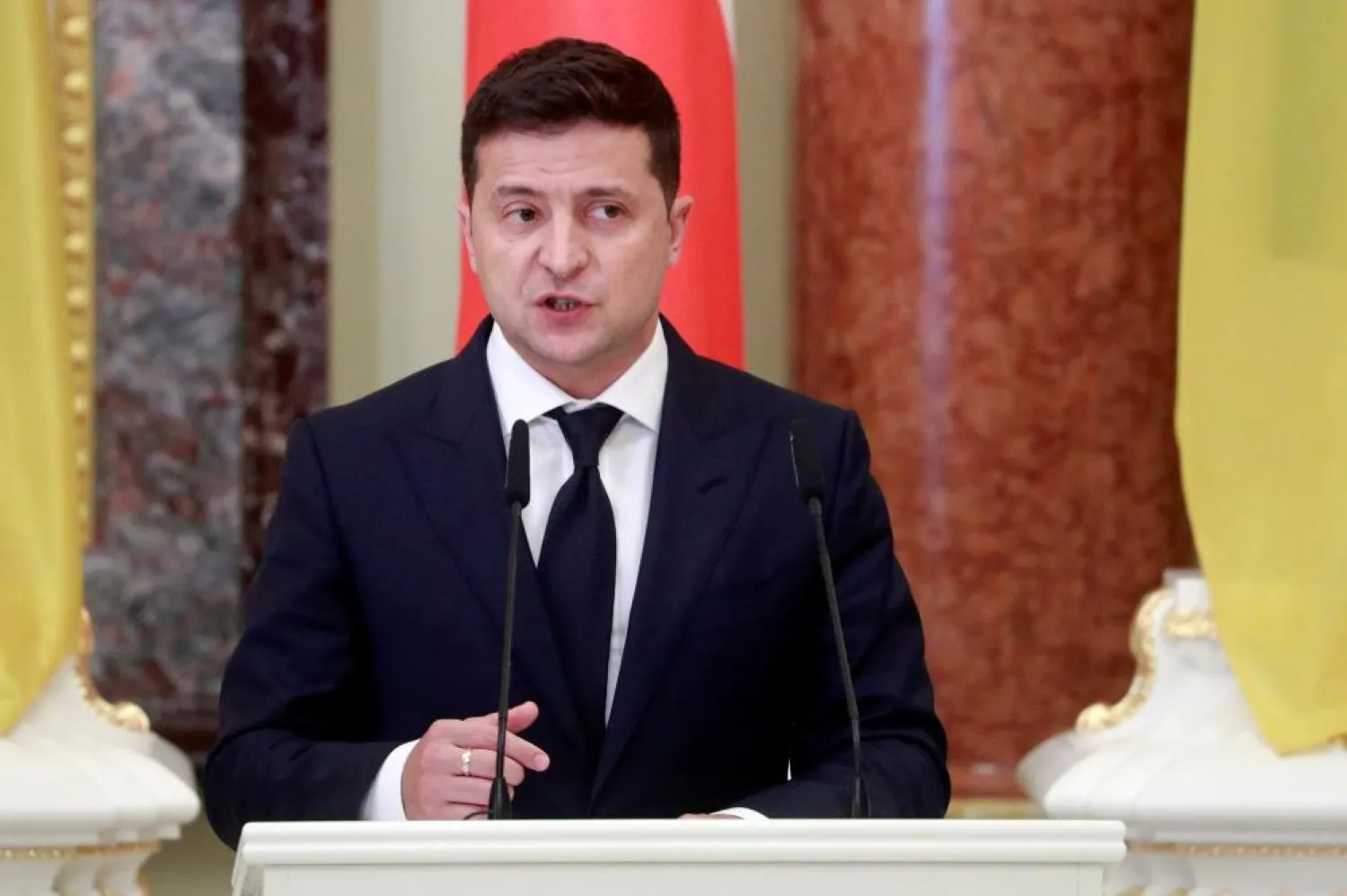 Ukrayna Devlet Başkanı Vladimir Zelenskiy (İHA)
