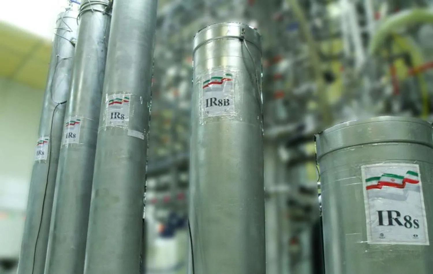 داخل منشأة نطنز الإيرانية للأبحاث النووية (أ.ف.ب)