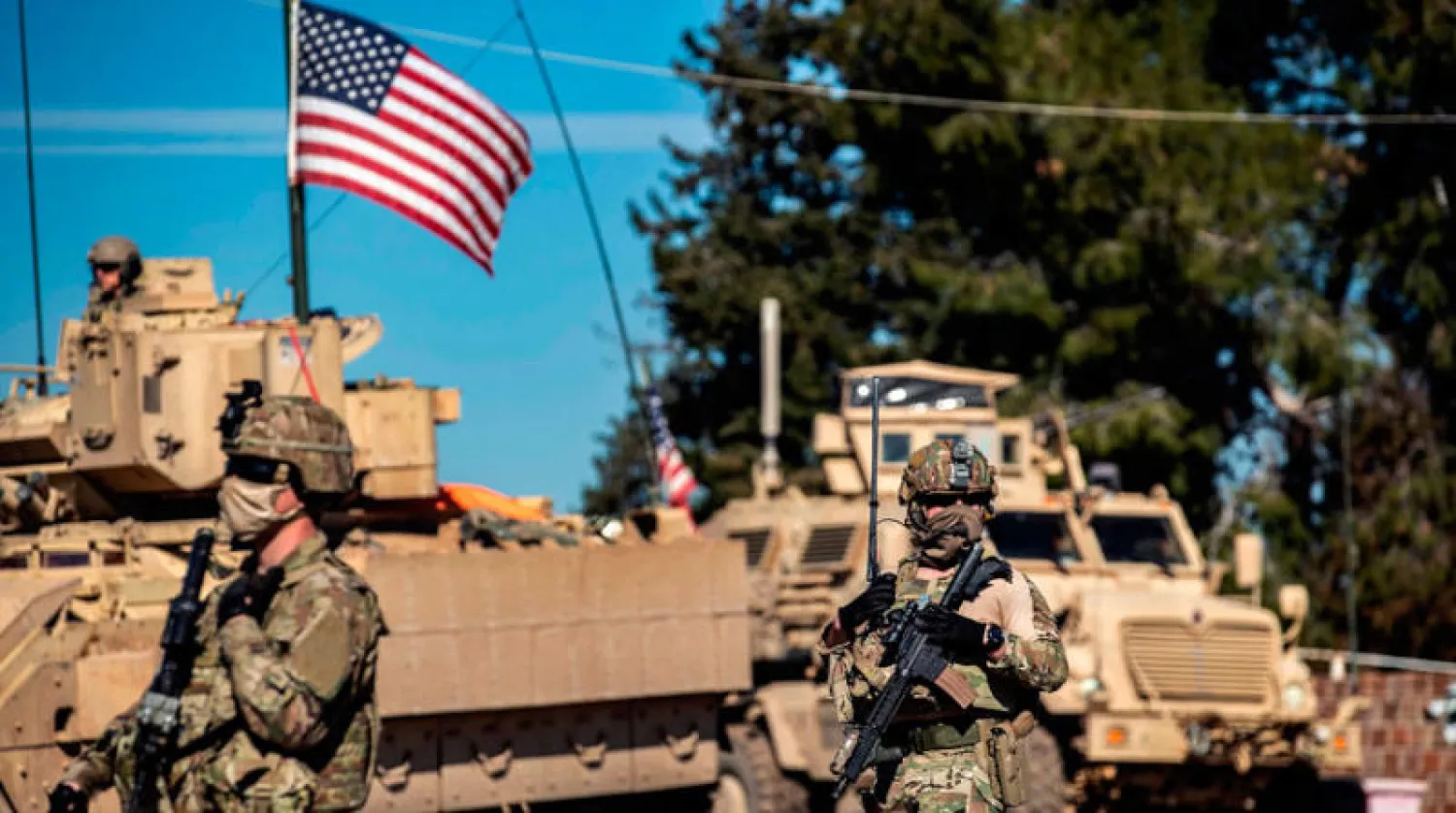 دورية عسكرية أميركية قرب المالكية في محافظة الحسكة شمال شرقي سوريا أمس (أ.ف.ب)