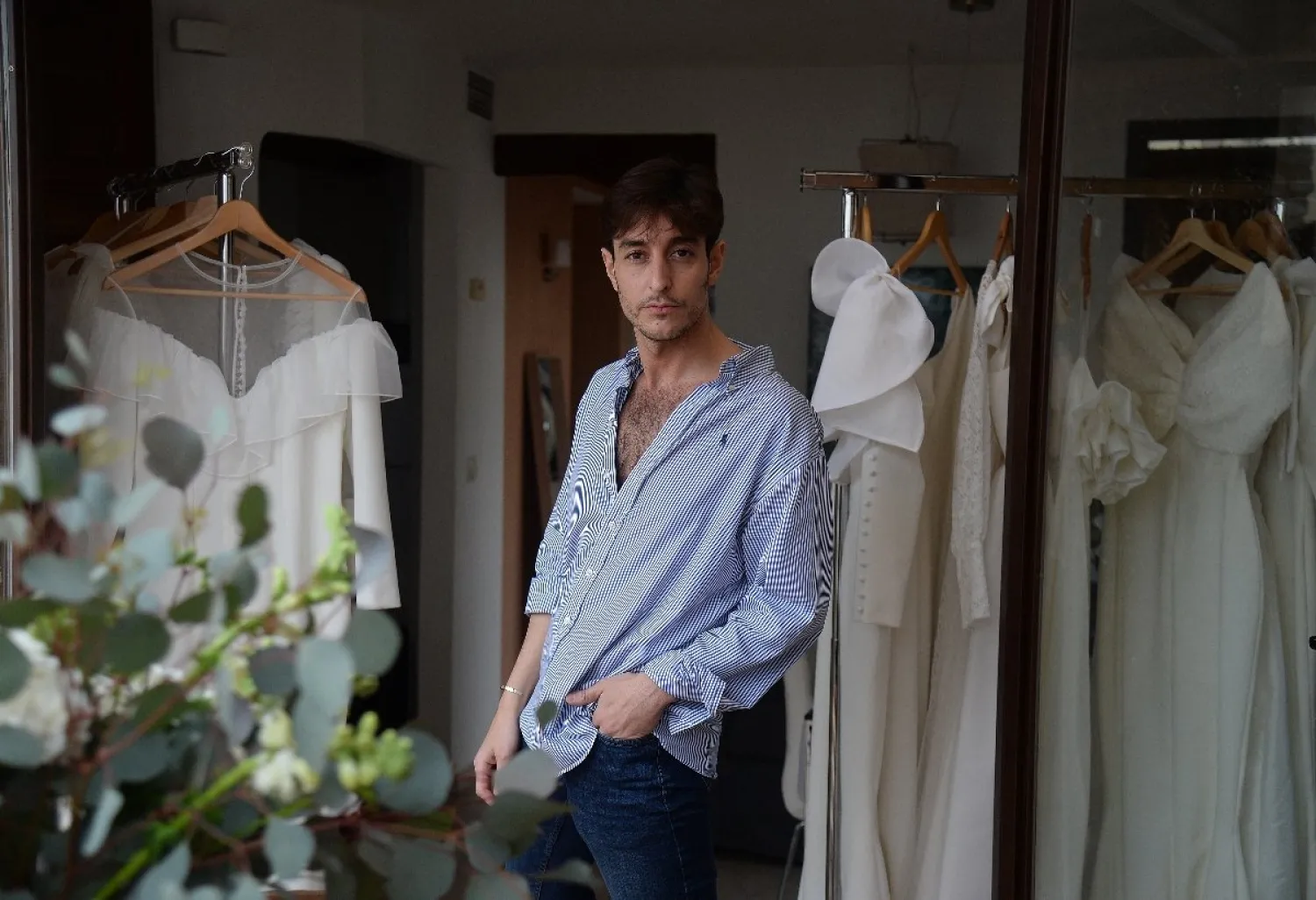 Spanish fashion designer Nicolas Montenegro. AFP