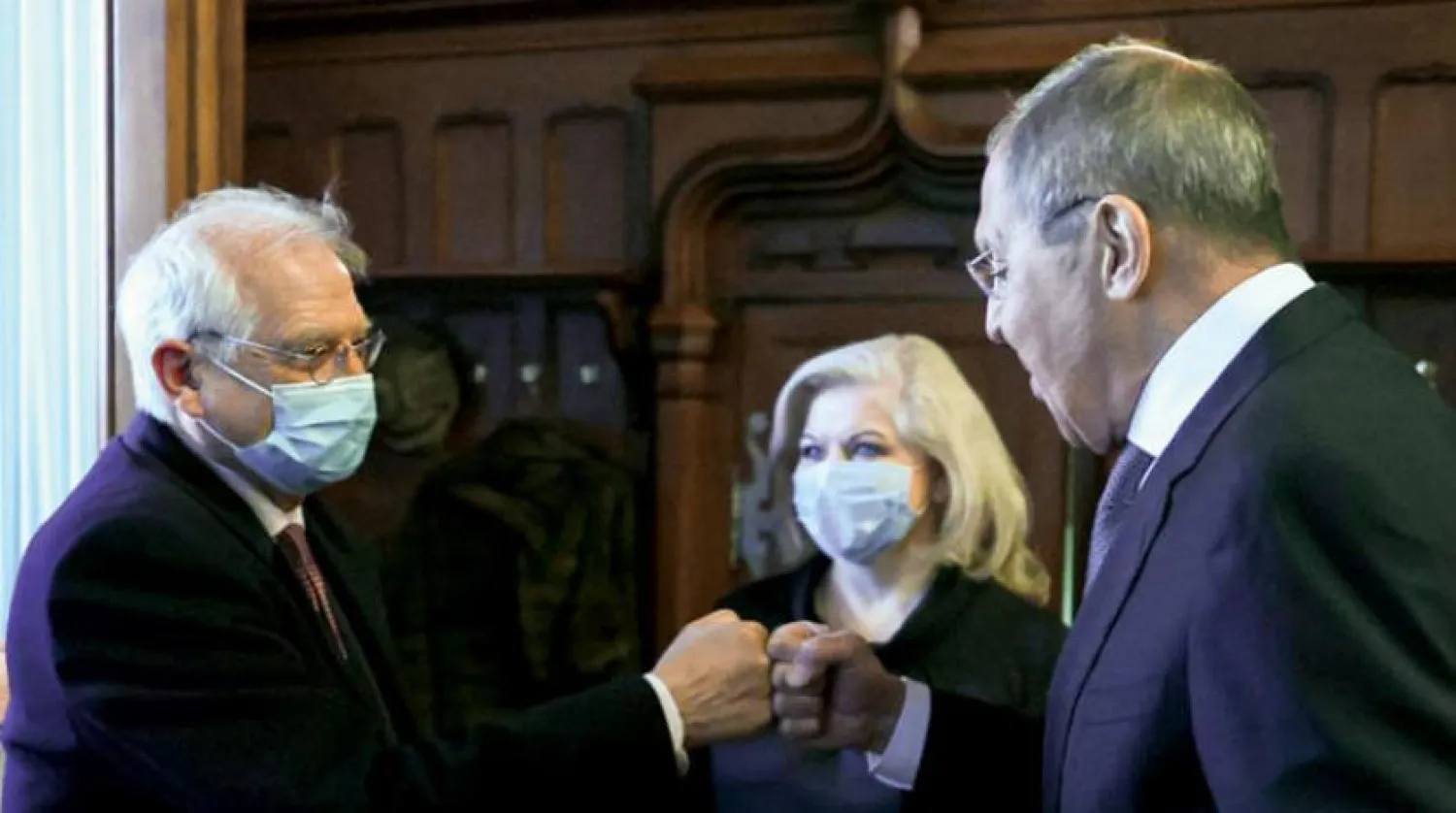 Lavrov, Borrell ile gerçekleştirdiği toplantıda AB’nin ‘Rusya için güvenilmez bir ortak haline geldiğini’ söyledi. (AP)