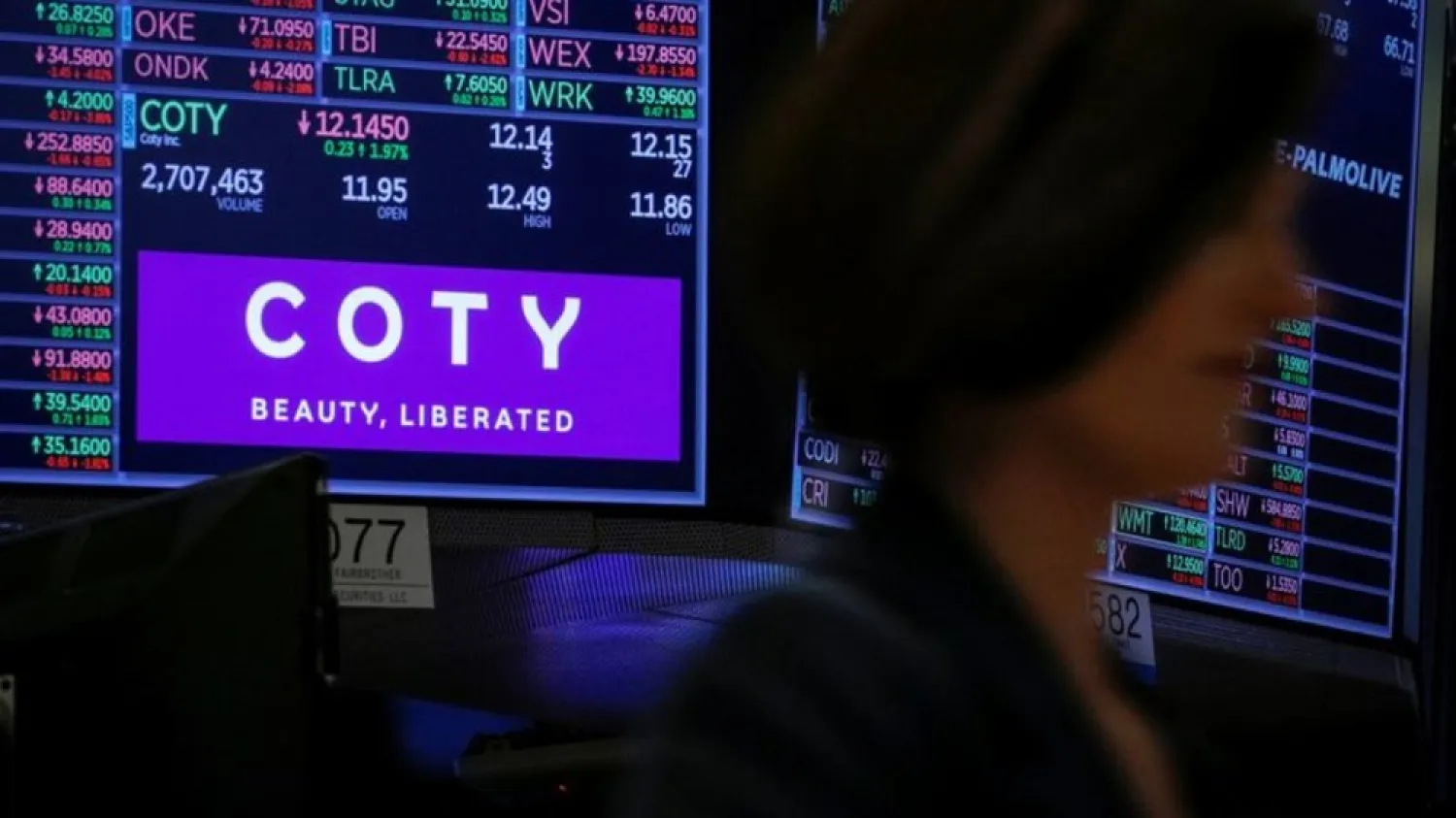 Gucci lipstick maker Coty Inc posted a 16% drop in quarterly revenue on Tuesday. (Reuters)