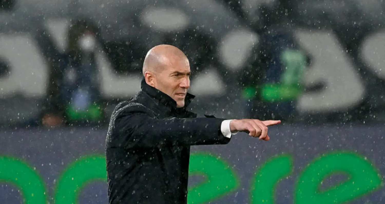 زيدان مدرب الريال (أ.ف.ب)