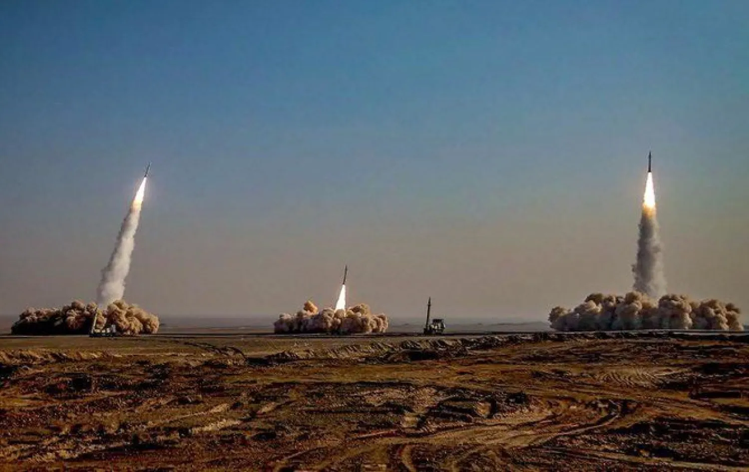 In recent months, Iran has increased its military drills as the country tries to pressure President Joe Biden over the nuclear accord. (Sepah News/AFP)
