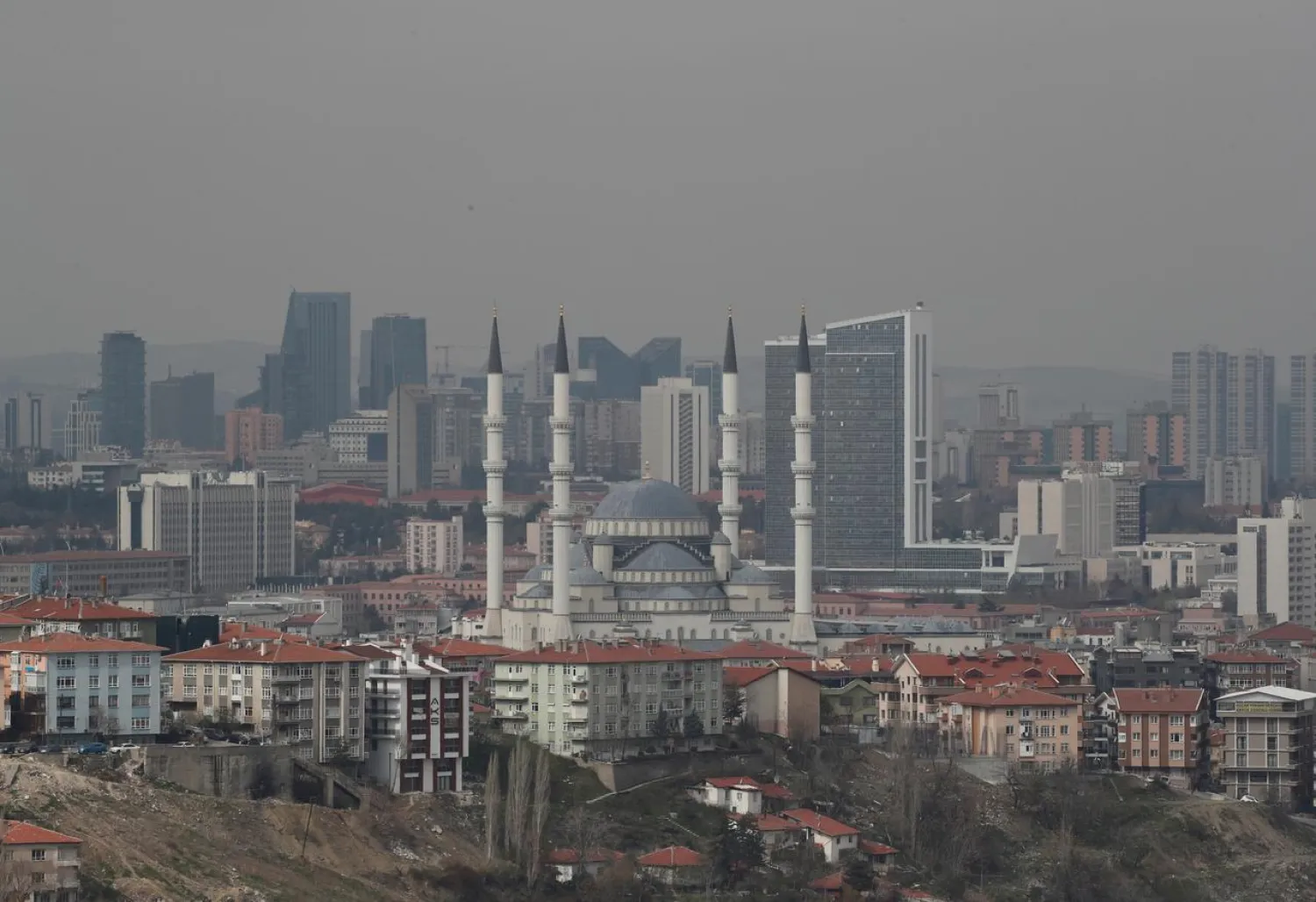 FILE PHOTO: A general view of residential and commercial areas in Ankara, Turkey, April 1, 2019. REUTERS/Umit Bektas/File Photo