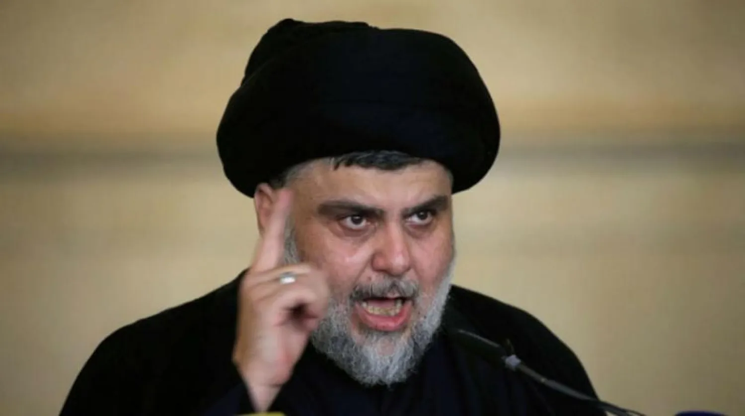 Iraqi Shiite cleric Muqtada al-Sadr, Asharq Al-Awsat 

