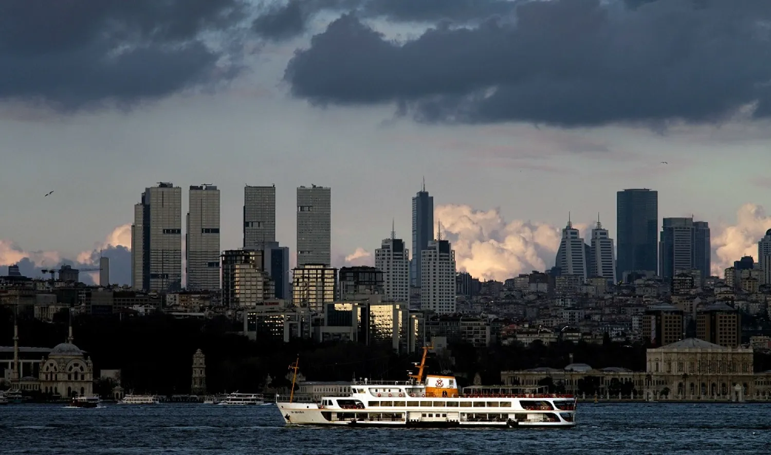 A ferry sails on the Bosphorus in Istanbul, Turkey, Dec. 27, 2019. (Reuters)