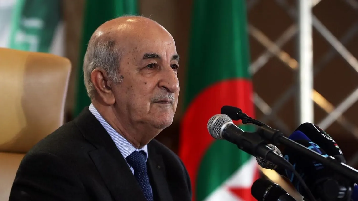 Algerian President Abdelmadjid Tebboune. (EPA)