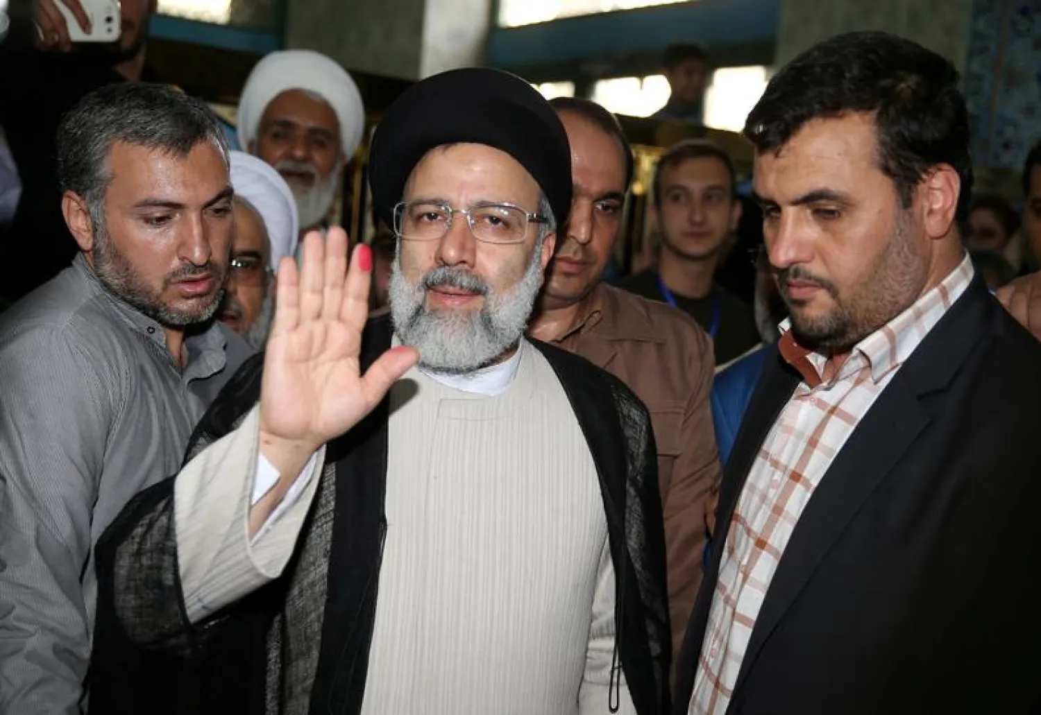 Head of Iranian judiciary Ebrahim Raisi during the presidential election in Tehran, Iran (File photo: Reuters)