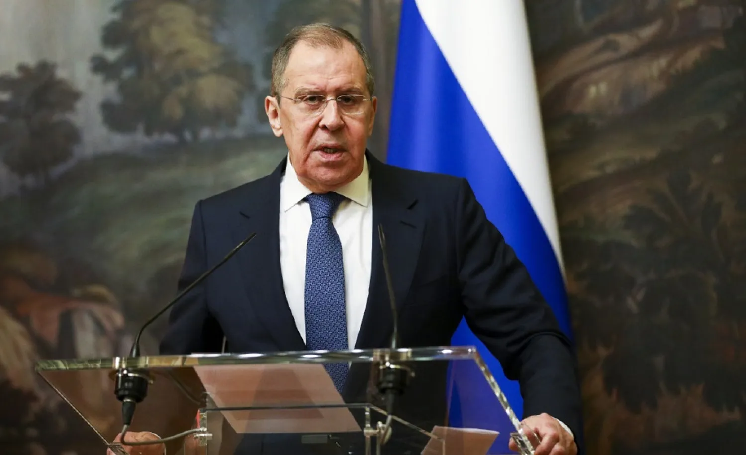 Russia’s Foreign Minister Sergei Lavrov. (AP)
