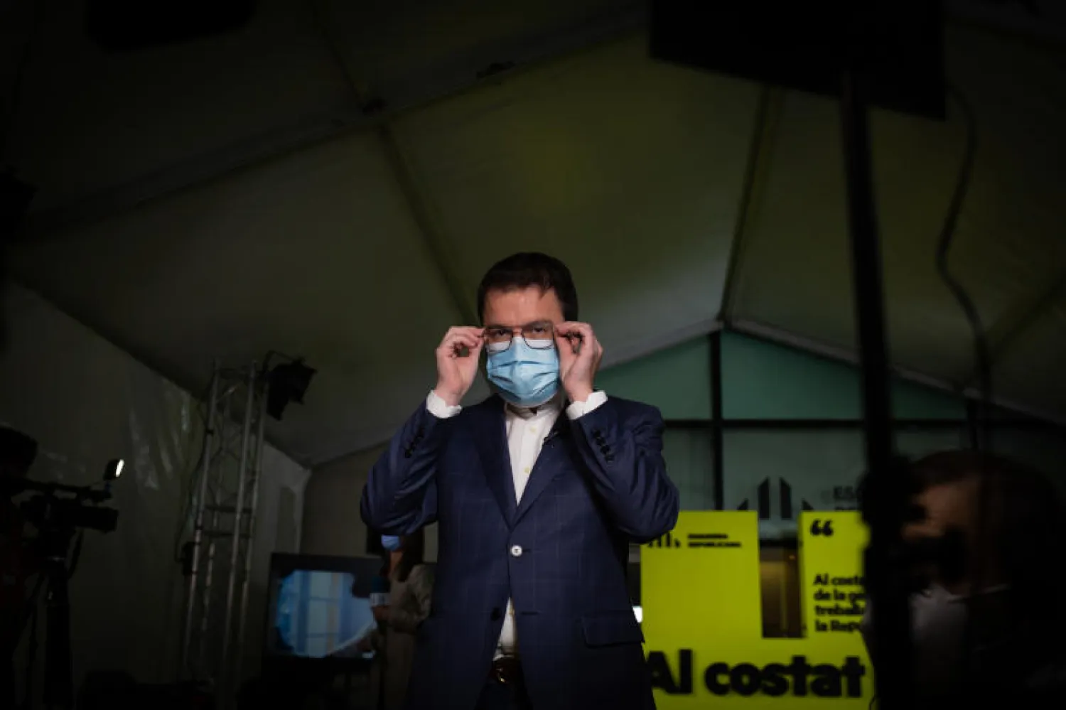 بيري أراغونيس مرشح اليسار الانفصالي في كاتالونيا لرئاسة الحكومة (د.ب.أ)