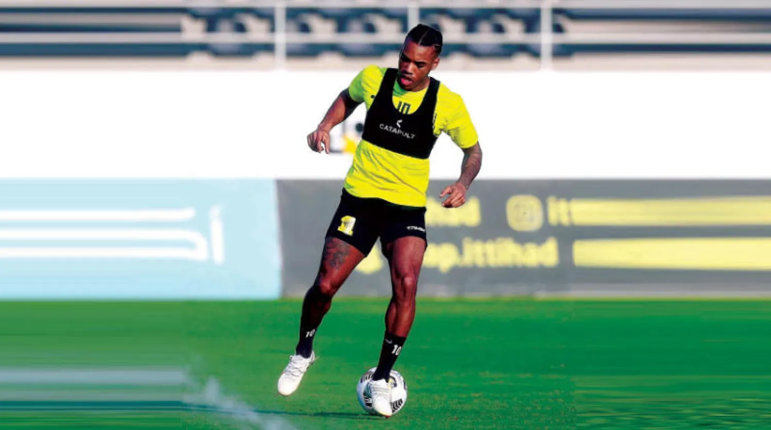 رودريغيز خلال التدريبات الأخيرة (الشرق الأوسط)