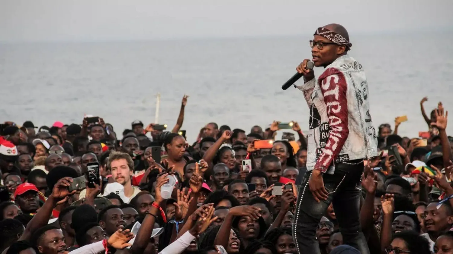 A song by Master KG (R) inspired the "Jerusalema dance challenge", which saw people across the world sharing clips of the same choreography in various settings. (AFP)