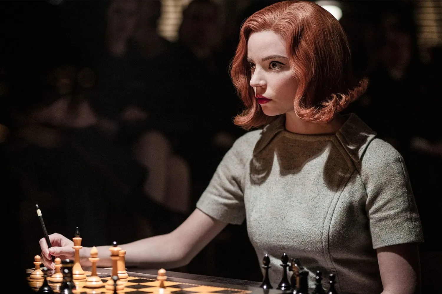 “The Queen’s Gambit” follows orphaned chess prodigy Beth Harmon as she takes on the male-dominated world of chess. (Netflix)
