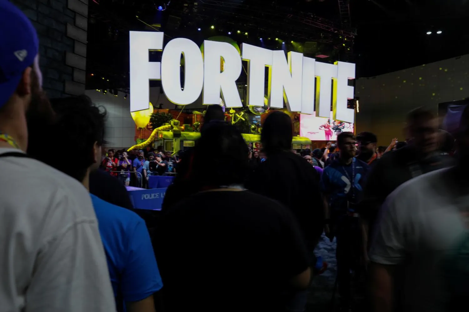 The Fortnite booth is shown at E3, the world's largest video game industry convention in Los Angeles, California, US June 12, 2018. REUTERS/Mike Blake