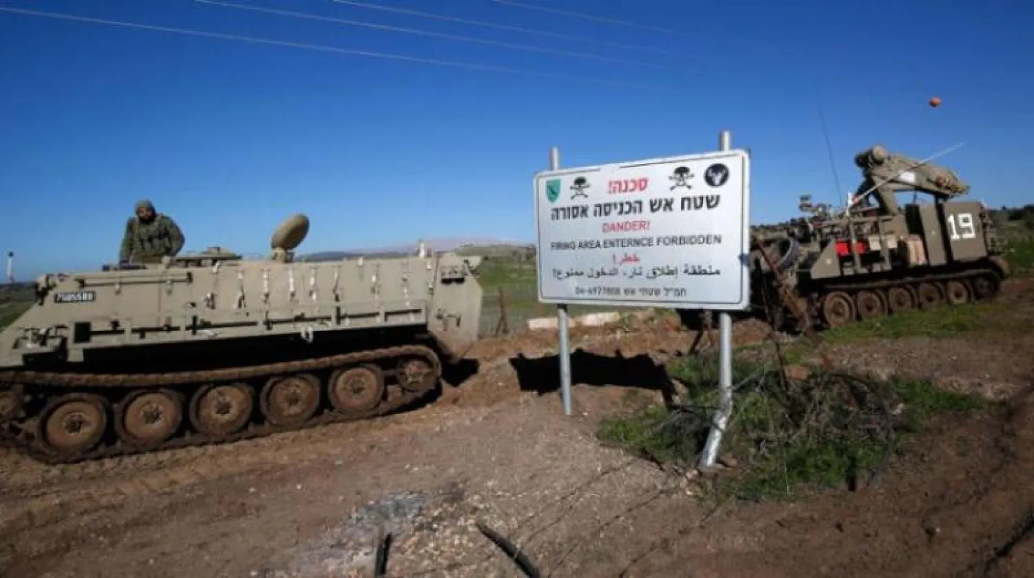 جنود إسرائيليون خلال تدريبات في الجولان السوري المحتل (أرشيفية - أ.ف.ب)