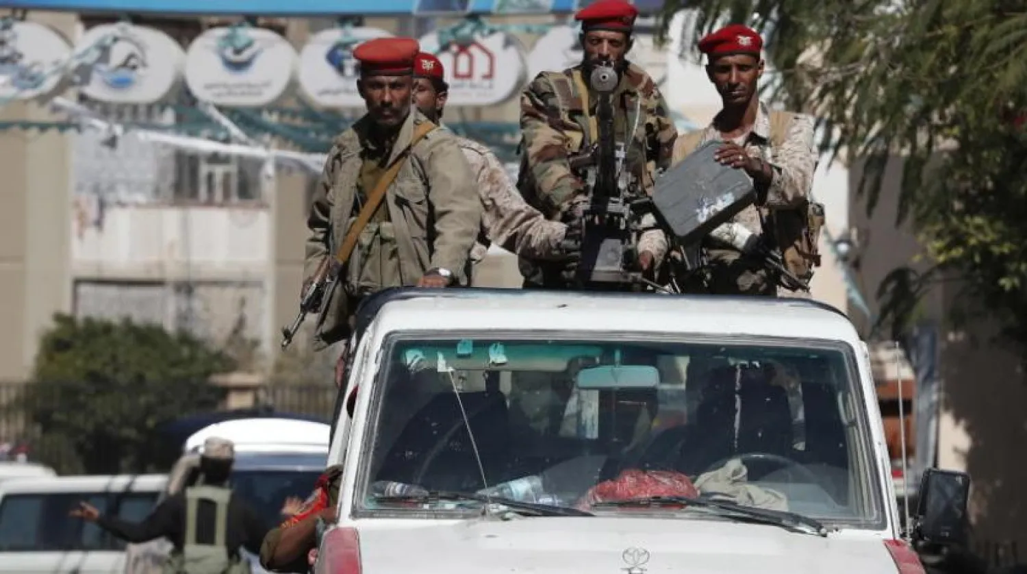 Fighters loyal to the Houthi militias seen in Yemen's Sanaa - EPA
