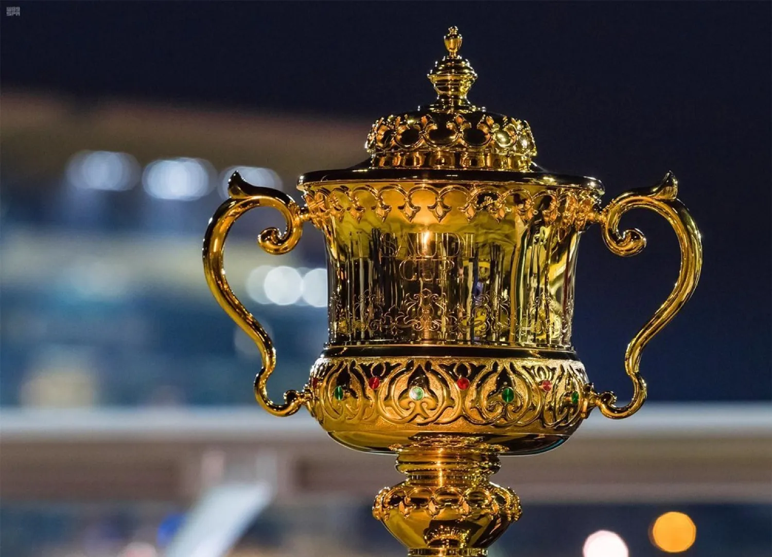 Crown Prince Mohammed bin Salman sponsors the Saudi Cup 2021. (SPA)