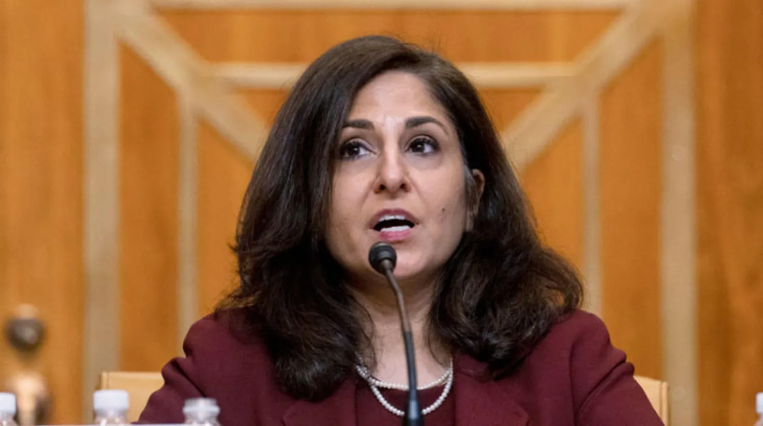 تاندن تدلي بإفادتها أمام لجنة في مجلس الشيوخ في 10 فبراير (رويترز)