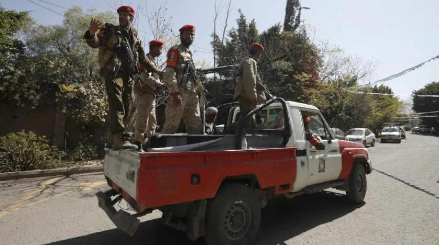 Sana’da Husilere bağlı unsurlar (DPA)