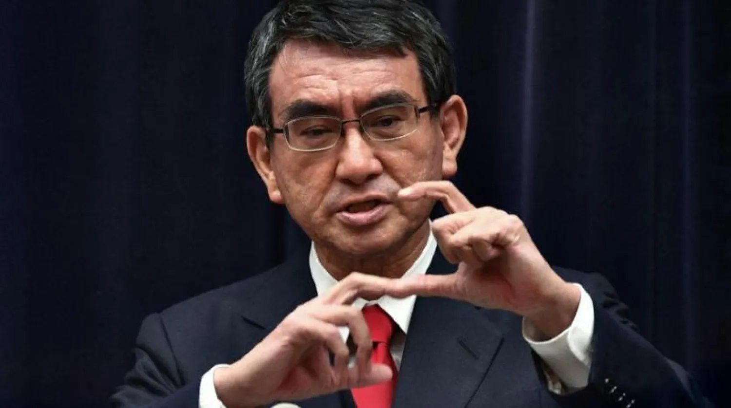 Japonya İdari ve Sivil Hizmet Reformları Bakanı Taro Kono (AFP)